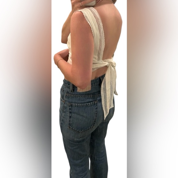 NWT Reiss Ivy Lace Crop top size 4 - Picture 3 of 12